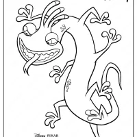 monsters randall coloring pages
