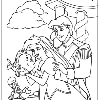 Printable Ariel and Prince Eric Coloring Pages 23 printable ariel and prince eric coloring pages