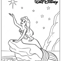 Printable Disney Ariel PDF Coloring Pages 21 printable ariel coloring pages