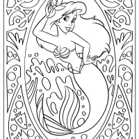 Printable Disney Lovely Ariel Coloring Pages 20 printable disney ariel coloring pages