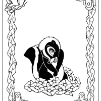 printable disney bambi flower 2 coloring pages