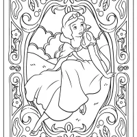 printable disney snow white coloring pages