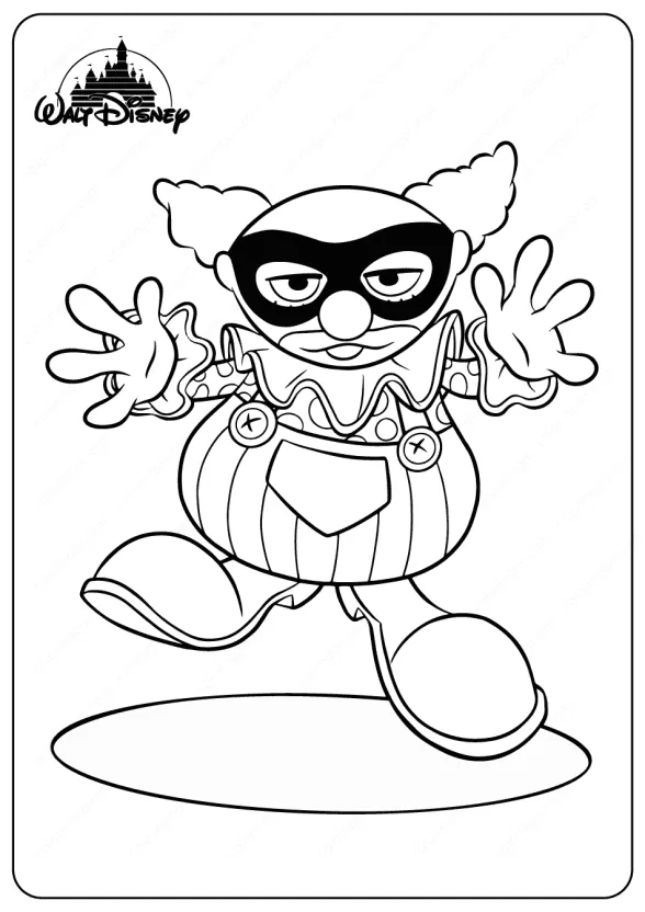 Printable Disney Toy Story Chuckles Coloring Pages 1 printable disney toy story chuckles coloring pages