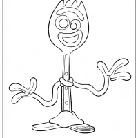 Printable Disney Toy Story Forky Coloring Pages 15 printable disney toy story forky coloring pages