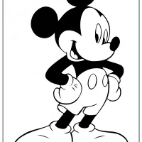 printable mickey mouse pdf coloring pages