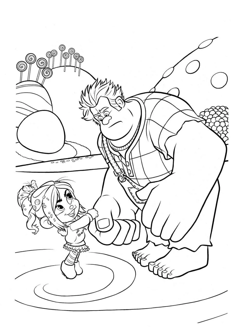 vanellope asks ralph to help a new kart e1580635367581