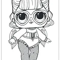 Angel Lol Doll Coloring Pages