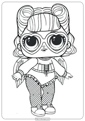 Angel Lol Surprise Doll Coloring Pages