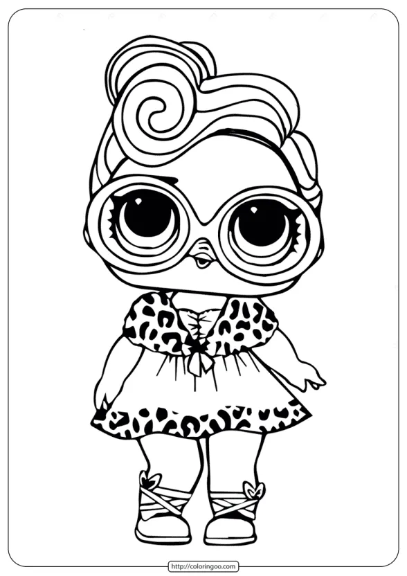Free Printable Lol Surprise Dollface Coloring Pages 1 Free Printable Lol Doll Dollface coloring pages