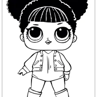 LOL Dolls Coloring Pictures Free Hoops