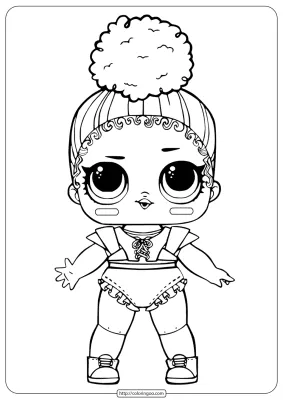 LOL Surprise Touchdown Coloring Pages