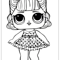 LOL Surprise Doll Coloring Page Jitterbug
