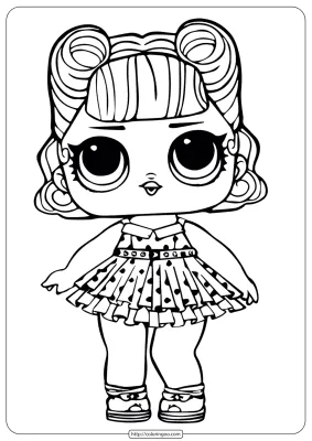 LOL Surprise Doll Jitterbug Coloring Page