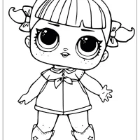 LOL Surprise Doll Coloring Pages Cherry
