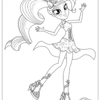 MLP Equestria Girls Trixie Coloring Pages th