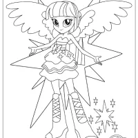 MLP Equestria Girls Twilight Sparkle Coloring Pages th