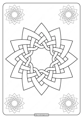 Celtic Knot-work Dodeca by Peter Mulkers