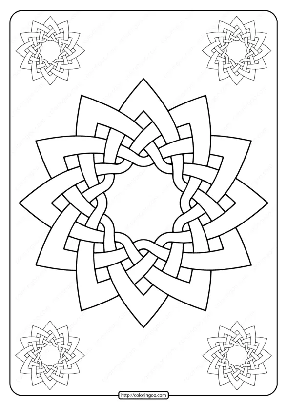 Celtic Knot-work Dodeca by Peter Mulkers 1 celtic knot work dodeca by Peter Mulkers