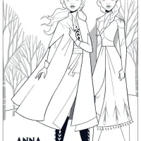 disney frozen anna and elsa coloring pages