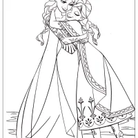 disney frozen anna and elsa pdf coloring pages