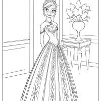 disney frozen anna pdf coloring pages