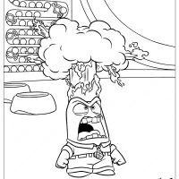 disney inside out anger coloring pages