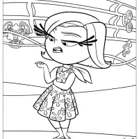 disney inside out disgust coloring pages