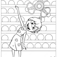 disney inside out joy coloring pages