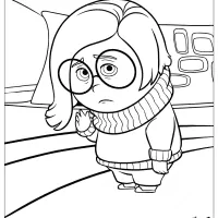 disney inside out sadness coloring pages