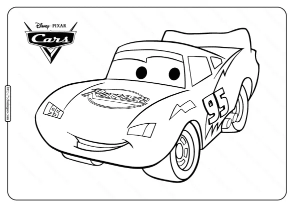 Disney Pixar Cars 3 Lightning Mcqueen Coloring Page 1 disney pixar cars 3 lightning mcqueen coloring pages