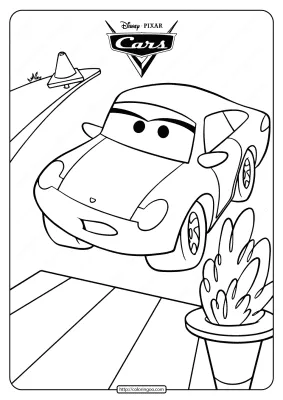 Printable Disney Pixar Cars Sally Coloring Pages