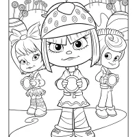 disney taffyta muttonfudge and friends coloring
