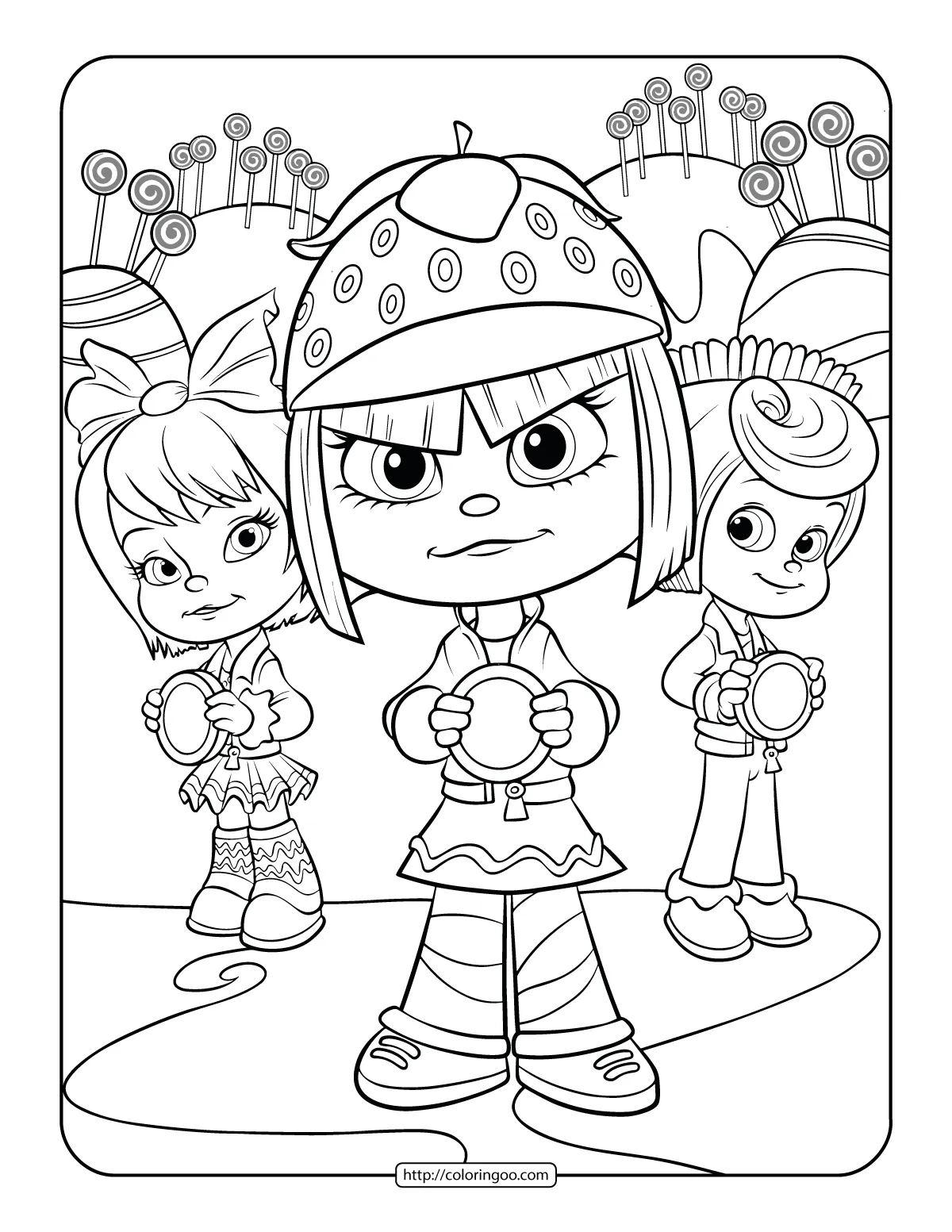 Disney Taffyta Muttonfudge and Friends Coloring 3 disney taffyta muttonfudge and friends coloring