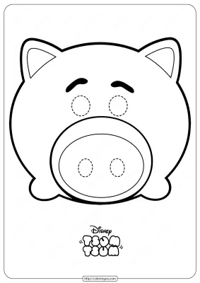 Disney Tsum Tsum Pig Hamm Mask