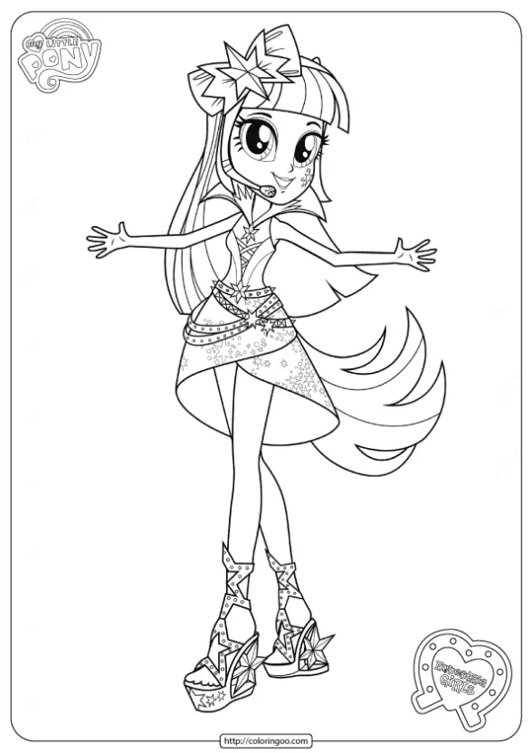 MLP Equestria Girls Coloring Page New Rainbow Rocks 1 equestria girl coloring page new rainbow rocks th
