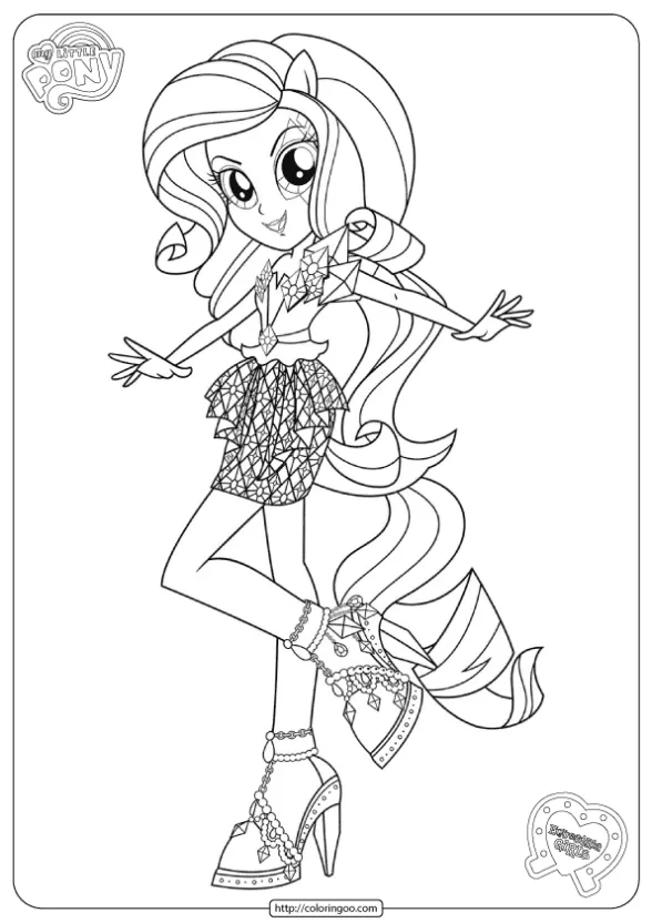 Equestria Girls Rainbow Rocks Coloring Pages 1 equestria girls rainbow rocks coloring pages th