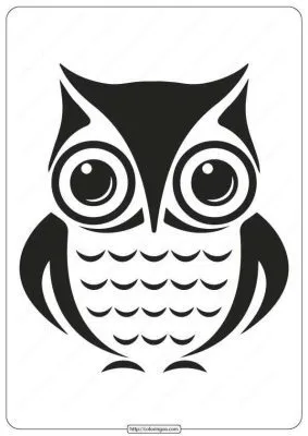 Printable Animals Owl Coloring Pages