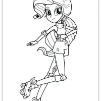 friendship games equestria girls rainbow dash coloring