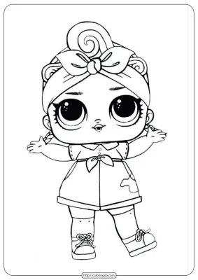 Printable Lol Suprise Doll Coloring Page