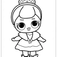 lol surprise crystal doll coloring pages