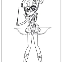 mlp friendship games coloring page