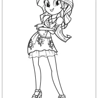 mlp friendship games coloring pages