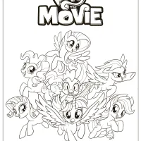 my little pony the movie coloring pages th