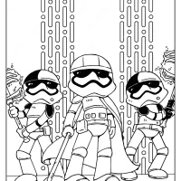 printable star wars captain phasma coloring page