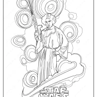 printable star wars princess leia coloring pages