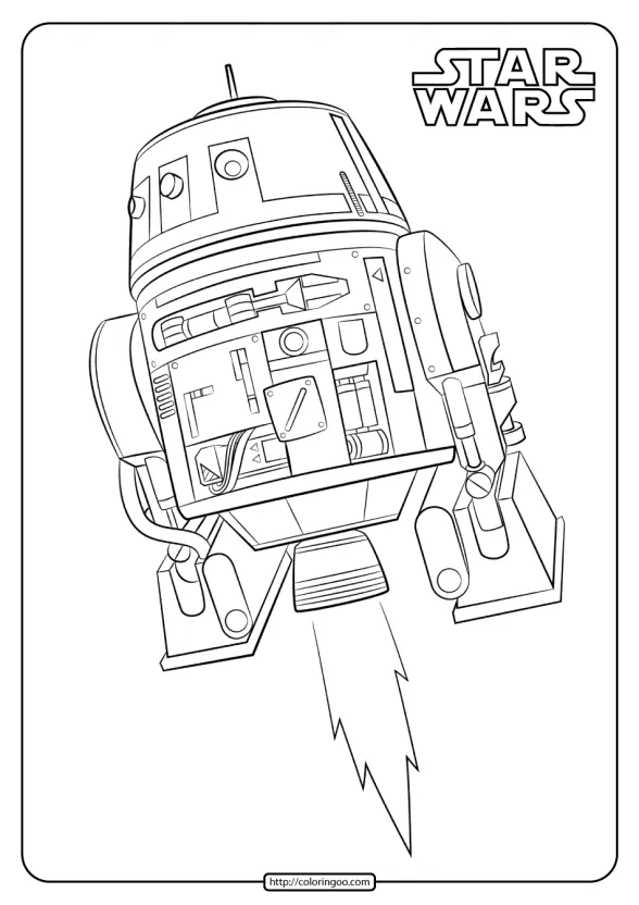 Printable Star Wars R2D2 Coloring Pages 1 printable star wars r2d2 coloring pages
