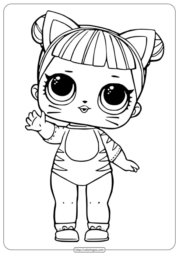 Printables Lol Surprise Dolls Coloring Pages 1 printables lol surprise dolls coloring pages