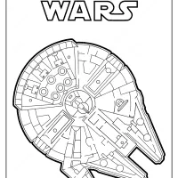 star wars millenium falcon coloring pages