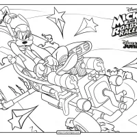 The Roadster Racers Goofy Goof Coloring Page