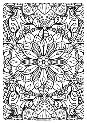 Printable Coloring Book Pages for Adults 006